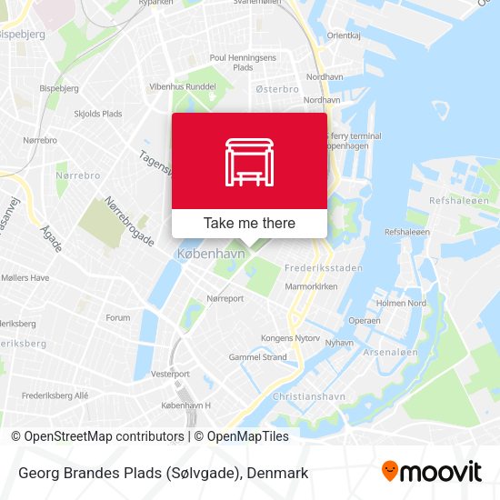 Georg Brandes Plads (Sølvgade) map