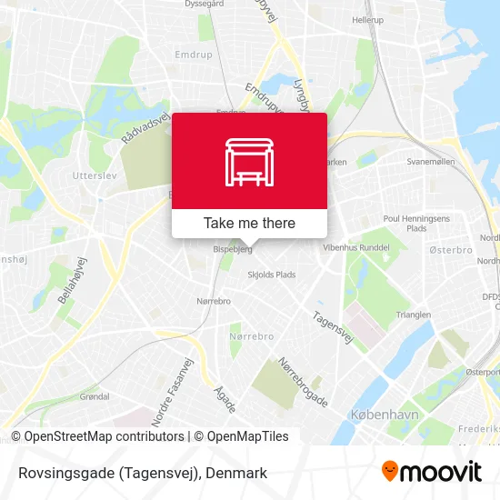 Rovsingsgade (Tagensvej) map