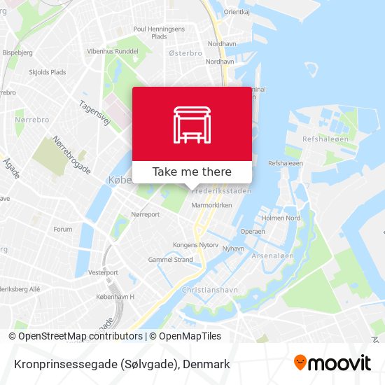 Kronprinsessegade (Sølvgade) map