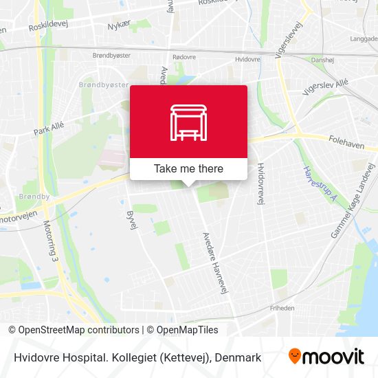 Hvidovre Hospital. Kollegiet (Kettevej) map