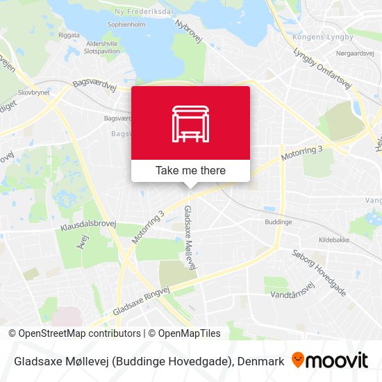 Gladsaxe Møllevej (Buddinge Hovedgade) map