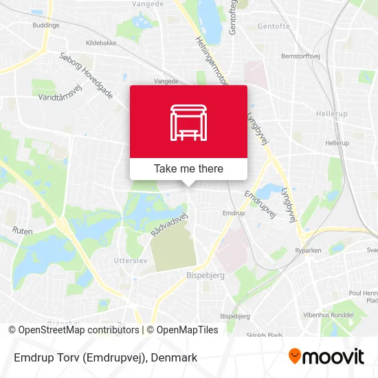 Emdrup Torv (Emdrupvej) map