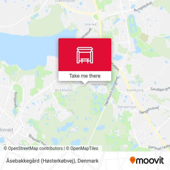 Åsebakkegård (Høsterkøbvej) map