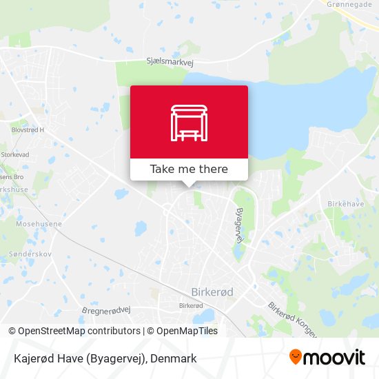 Kajerød Have (Byagervej) map