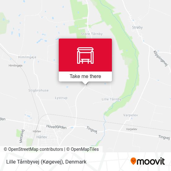 Lille Tårnbyvej (Køgevej) map