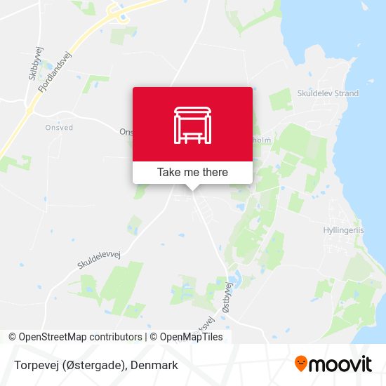 Torpevej (Østergade) map