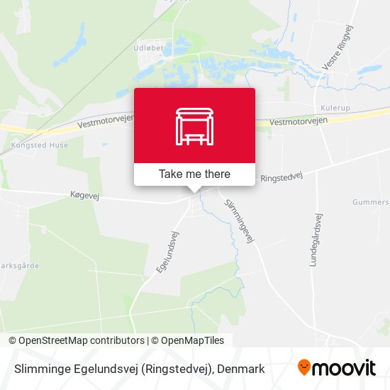 Slimminge Egelundsvej (Ringstedvej) map