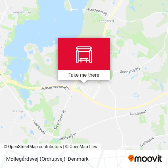 Møllegårdsvej (Ordrupvej) map