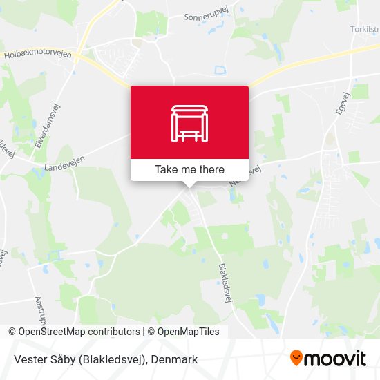 Vester Såby (Blakledsvej) map
