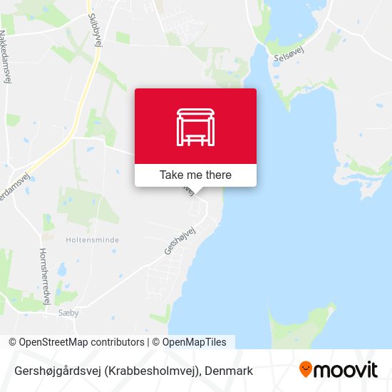 Gershøjgårdsvej (Krabbesholmvej) map