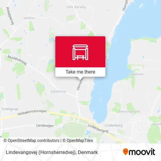 Lindevangsvej (Hornsherredvej) map