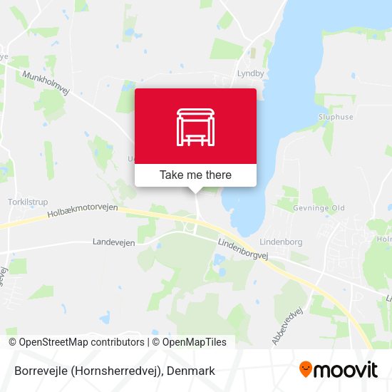 Borrevejle (Hornsherredvej) map