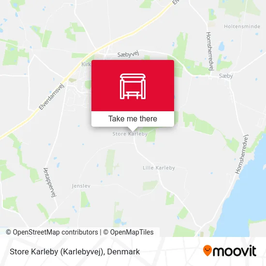 Store Karleby (Karlebyvej) map