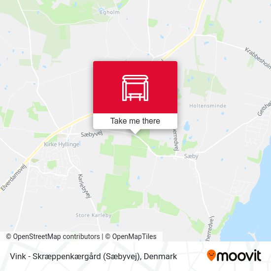 Vink - Skræppenkærgård (Sæbyvej) map