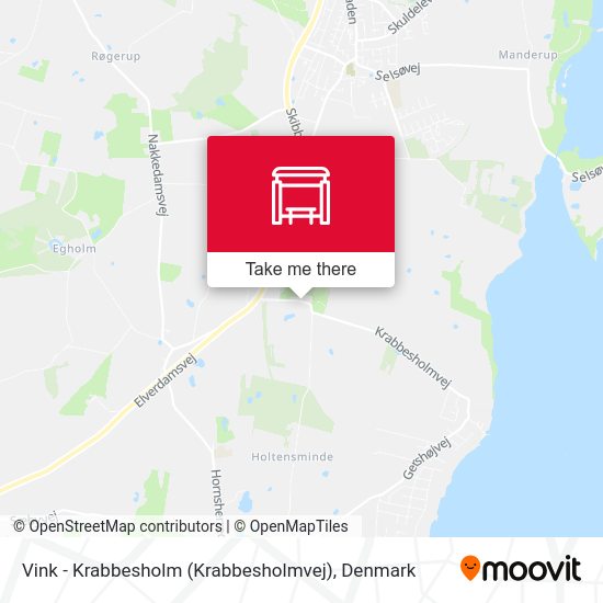 Vink - Krabbesholm (Krabbesholmvej) map