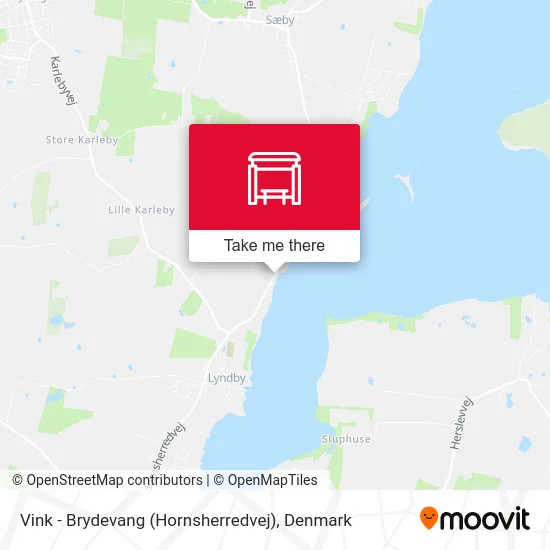 Vink - Brydevang (Hornsherredvej) map