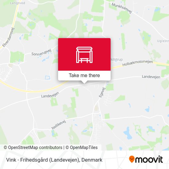 Vink - Frihedsgård (Landevejen) map