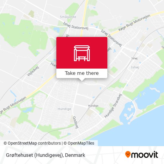 How to to Grøftehuset (Hundigevej) in by Bus or Train?