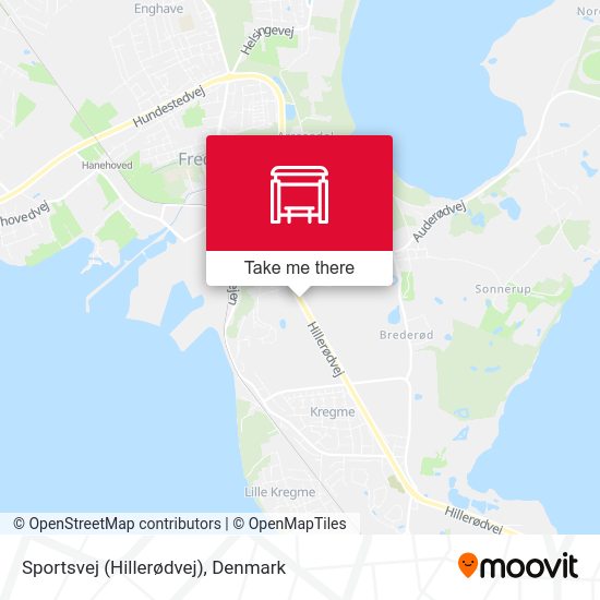 Sportsvej (Hillerødvej) map