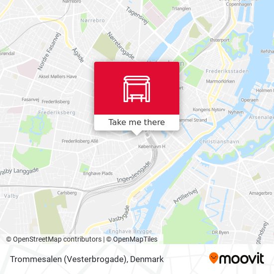 Trommesalen (Vesterbrogade) map