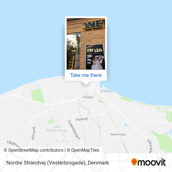 Nordre Strandvej (Vesterbrogade) map