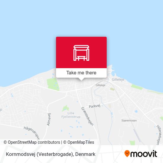 Kornmodsvej (Vesterbrogade) map
