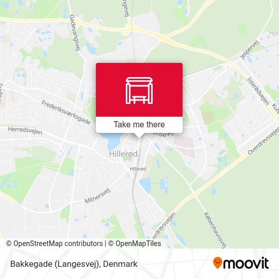 Bakkegade (Langesvej) map