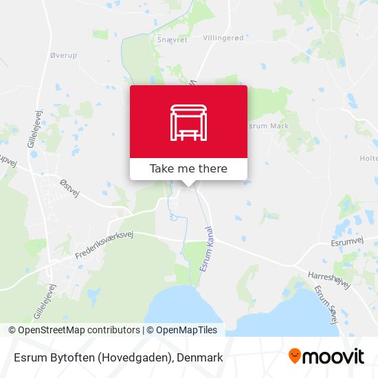 Esrum Bytoften (Hovedgaden) map