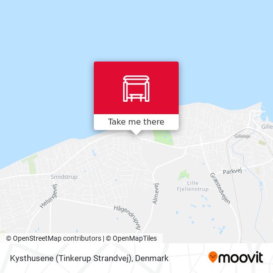 Kysthusene (Tinkerup Strandvej) map