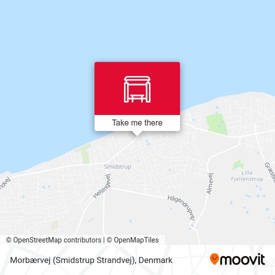 Morbærvej (Smidstrup Strandvej) map