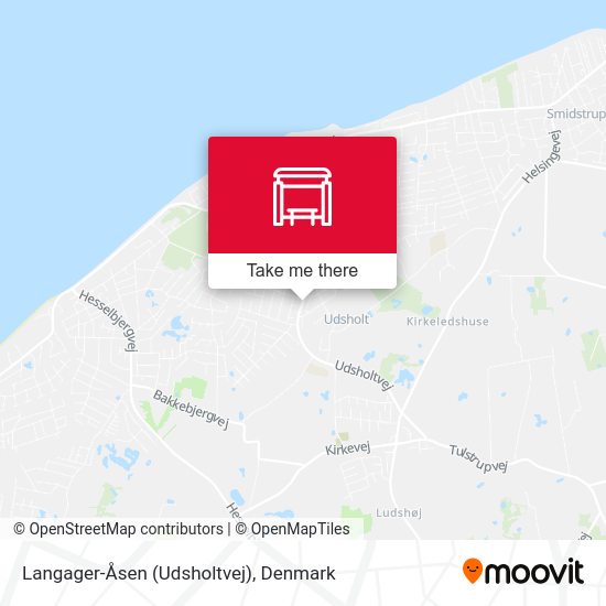 Langager-Åsen (Udsholtvej) map