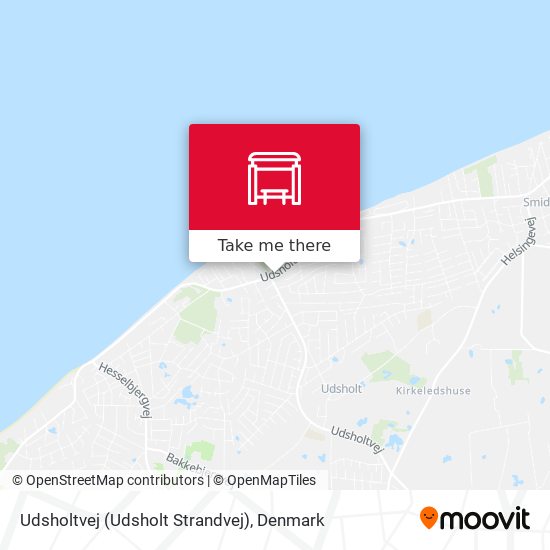 Udsholtvej (Udsholt Strandvej) map