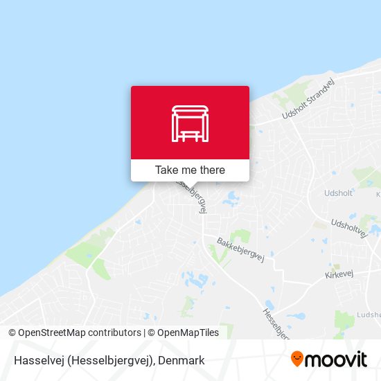 Hasselvej (Hesselbjergvej) map