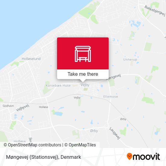 Møngevej (Stationsvej) map