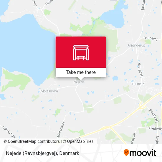 Nejede (Ravnsbjergvej) map