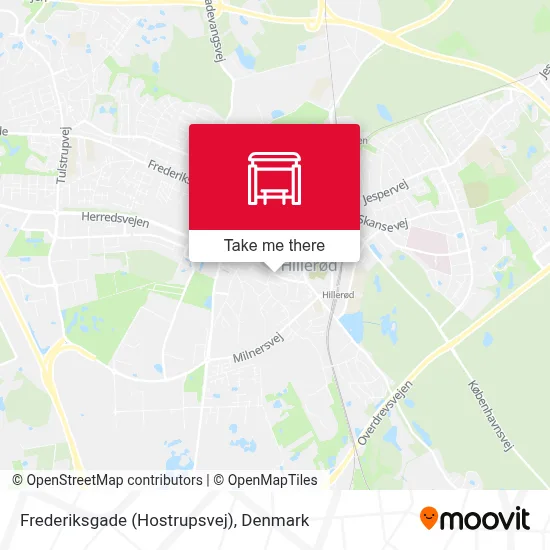 Frederiksgade (Hostrupsvej) map