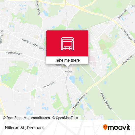 Hillerød St. map