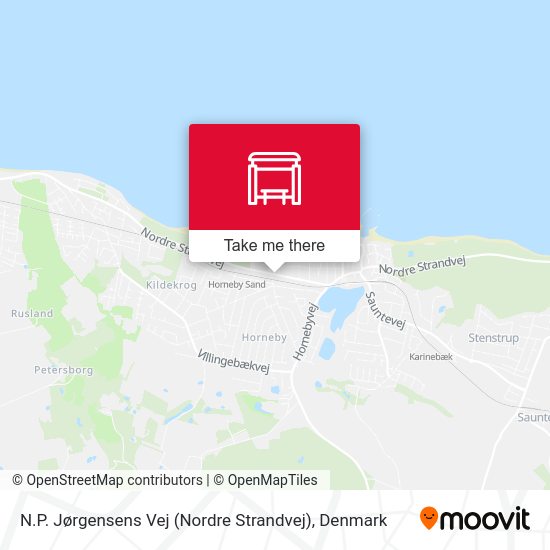 N.P. Jørgensens Vej (Nordre Strandvej) map