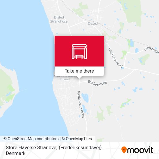 Store Havelse Strandvej (Frederikssundsvej) map