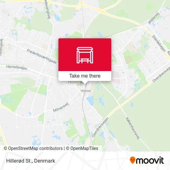 Hillerød St. map