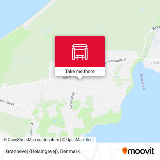 Grønnevej (Helsingevej) map