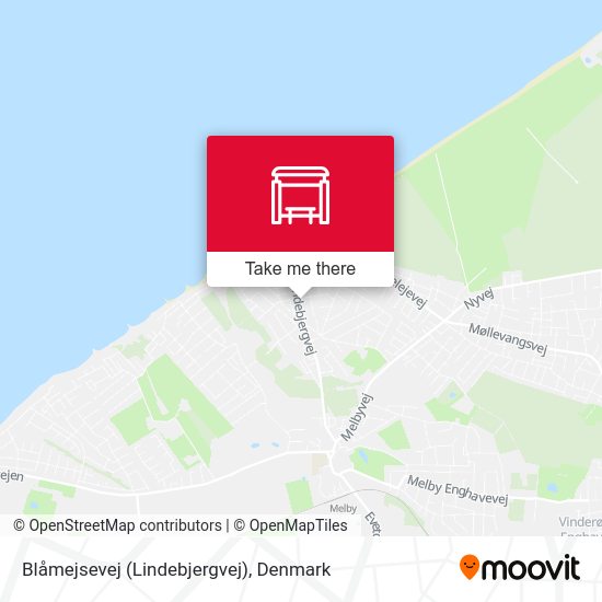 Blåmejsevej (Lindebjergvej) map