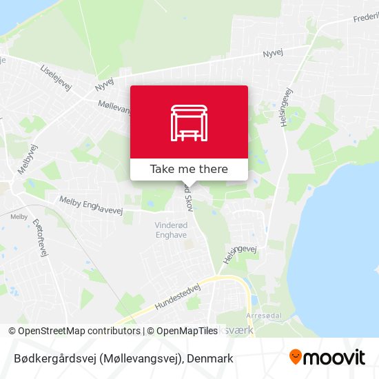 Bødkergårdsvej (Møllevangsvej) map