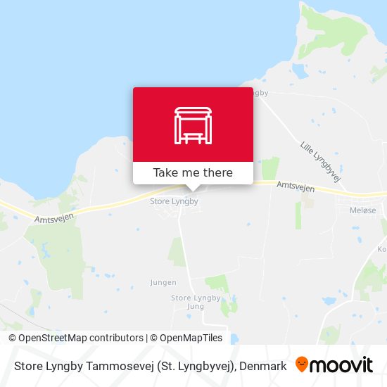 Store Lyngby Tammosevej (St. Lyngbyvej) map