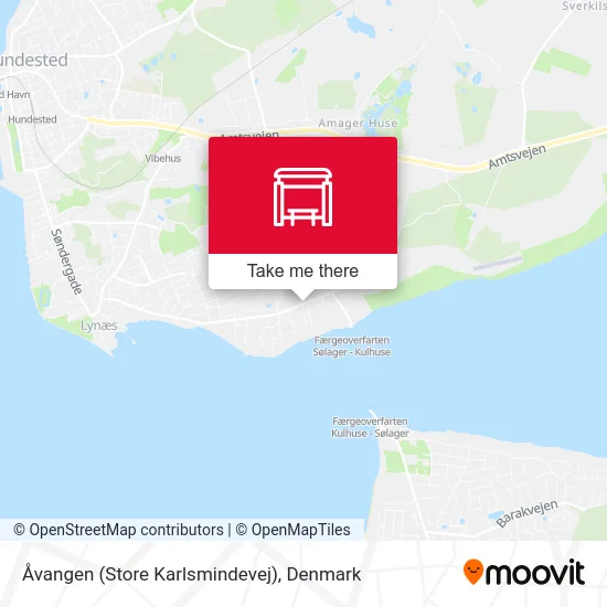 Åvangen (Store Karlsmindevej) map