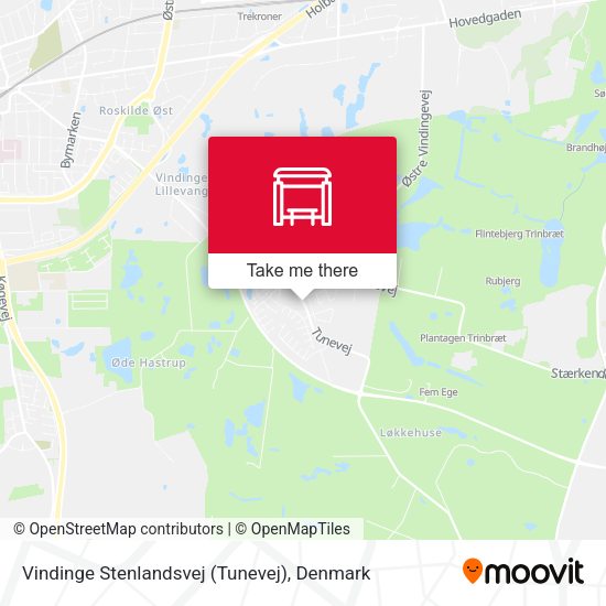 Vindinge Stenlandsvej (Tunevej) map