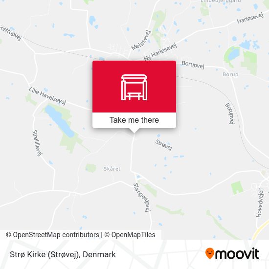 Strø Kirke (Strøvej) map