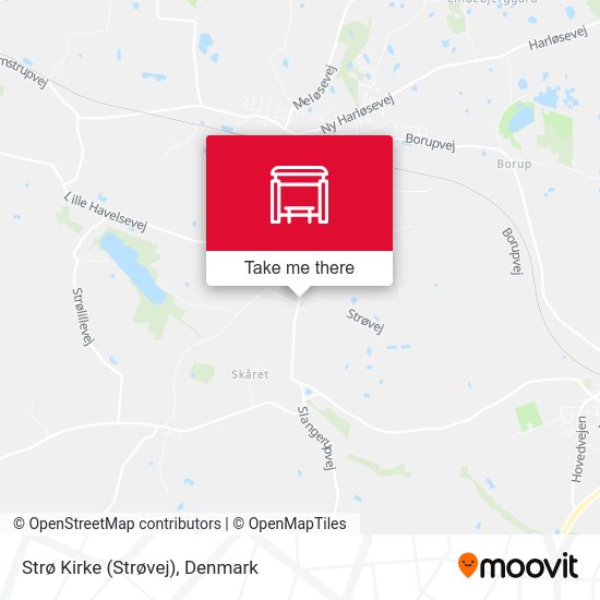 Strø Kirke (Strøvej) map