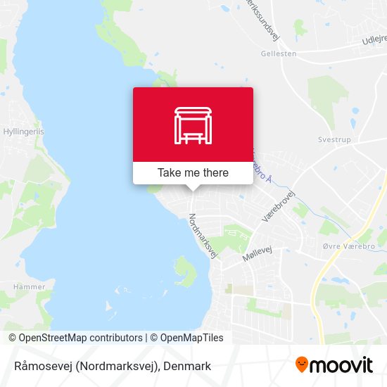 Råmosevej (Nordmarksvej) map