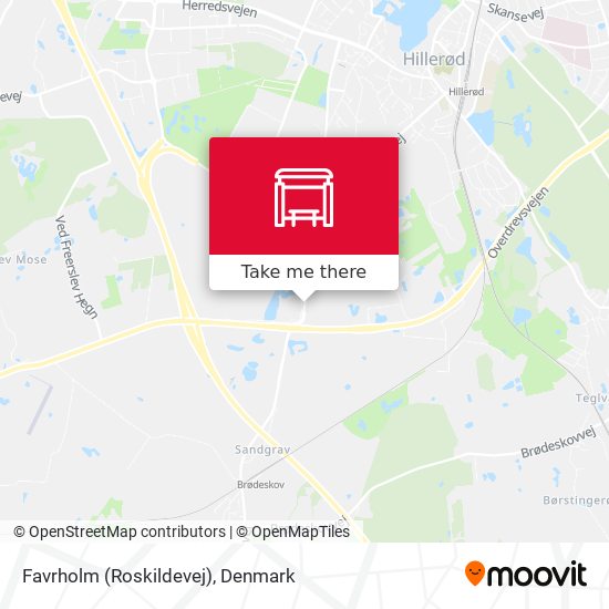 Favrholm (Roskildevej) map